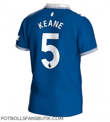 Everton Michael Keane #5 Replika Hemmatröja 2023-24 Kortärmad